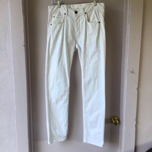 Helmut Lang White Straight Leg Jeans  Size 30